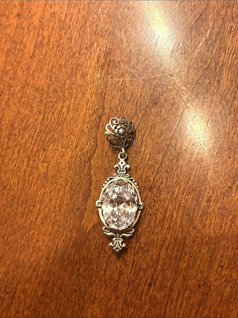 Art Deco Style Crystal Pendant
